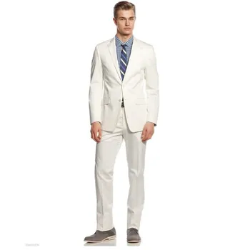 

Smoking Sale Terno Hot New Arrivals Two Buttons Groom Tuxedos Notch Lapel Groomsmen Best Man Suits Mens Wedding (jacket+pants)