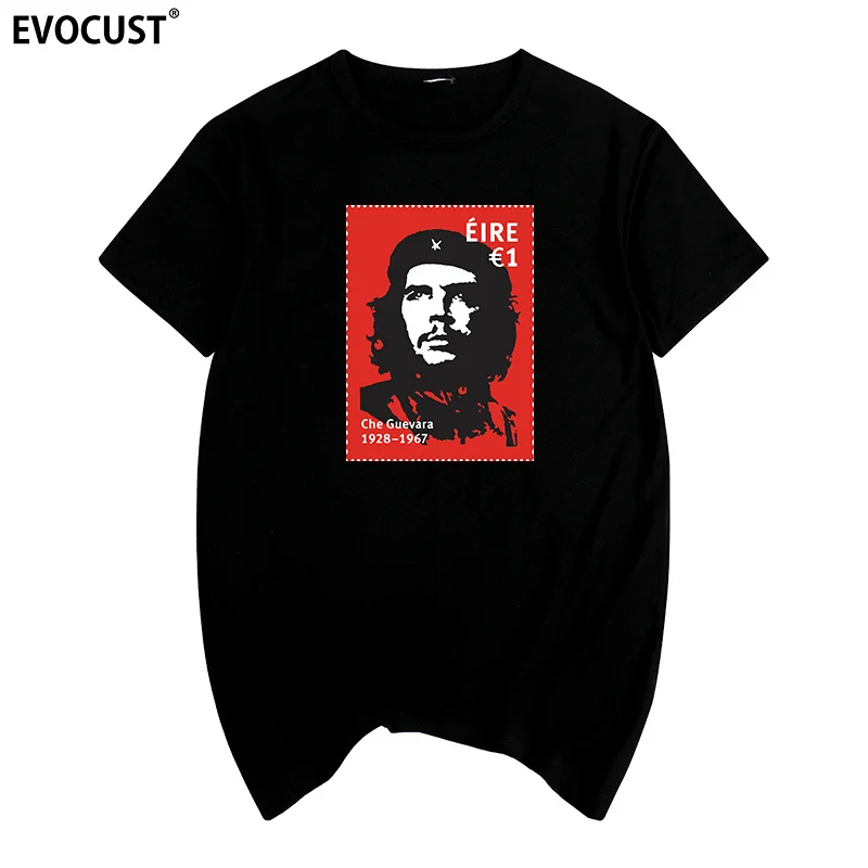 Летняя Хлопковая мужская футболка che Guevara с принтом в стиле ретро |