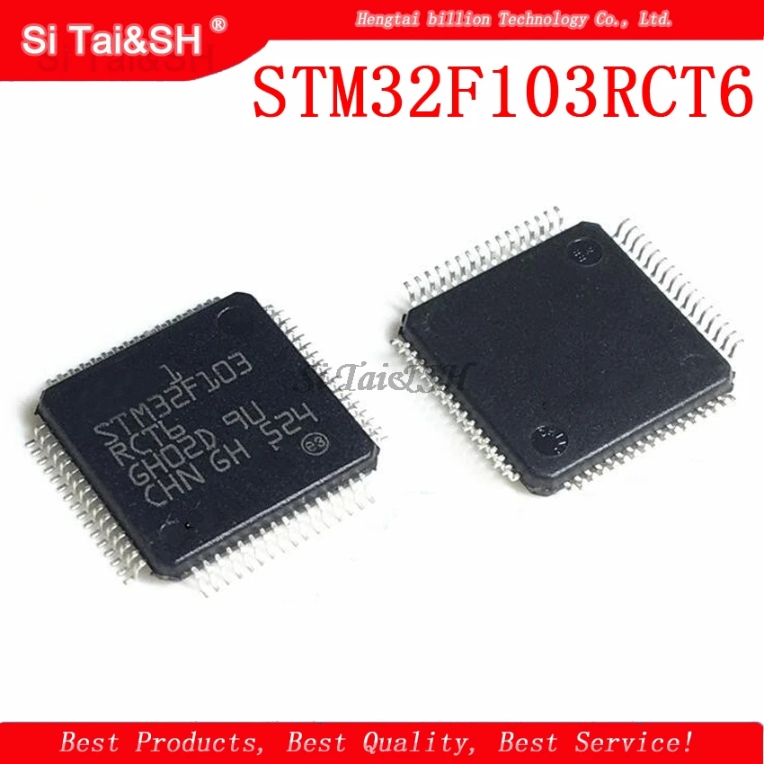 1 stücke STM32F103RCT6 STM32F103 Die patch 32-bit mikrocontroller CORTEXM3 256 k flash memory chip QFP 1 stücke STM32F103RCT6 STM32F103 Die patch 32-bit mikrocontroller CORTEXM3 256 k flash memory chip QFP