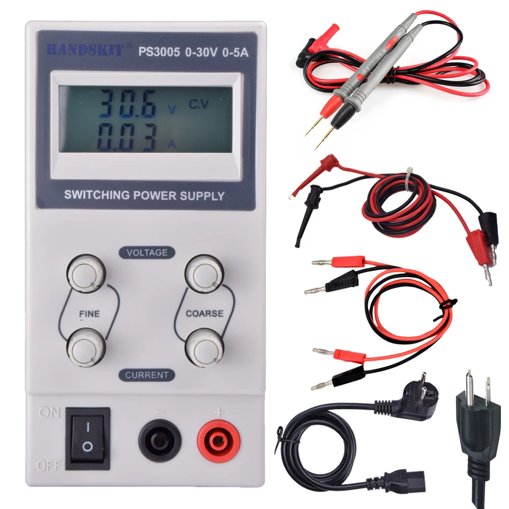 

220V-110vMini Switching Regulated Adjustable DC Power Supply 30V 5A Variable ps-3005 supplier