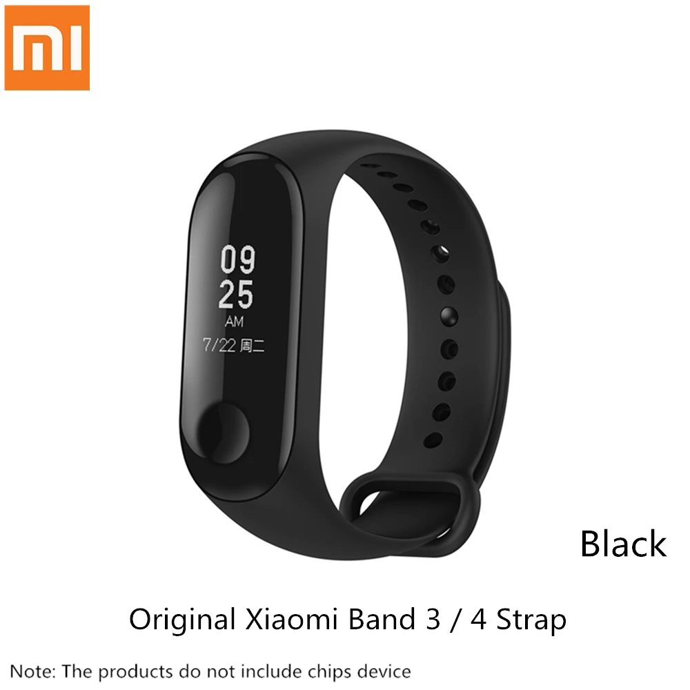 Xiao mi силиконовый сменный Браслет ремешок для Xiaomi mi браслет miband 4 3 BAND 4 ремешок для зарядки - Цвет: Black Strap