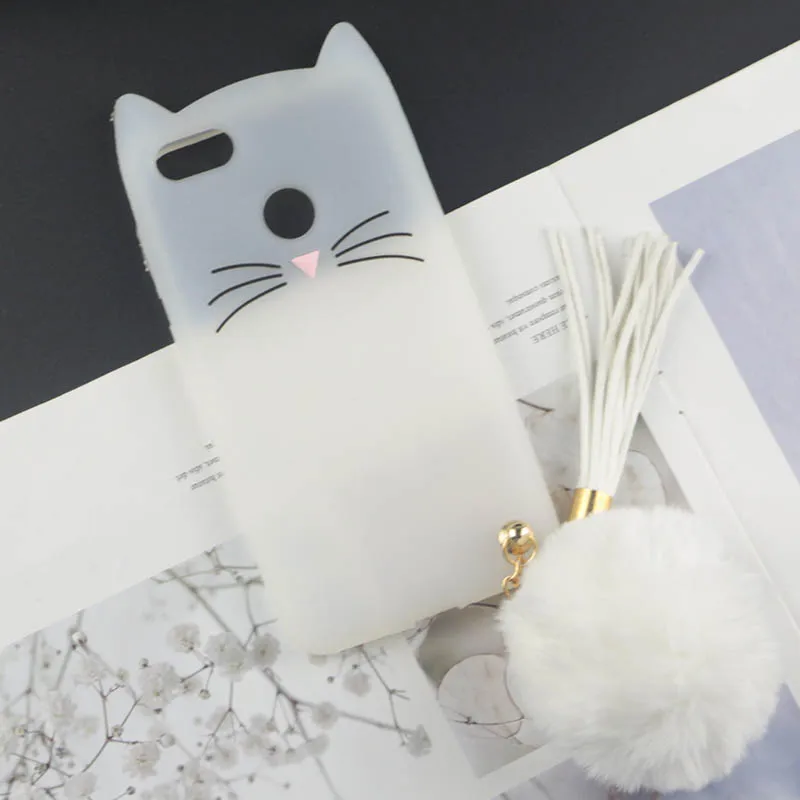 Милый силиконовый чехол с 3D рисунком для Xiaomi mi 8 Lite, чехол s, Япония, блестящая борода, кошка, кошечка с милыми ушками, чехол для телефона mi 8 SE