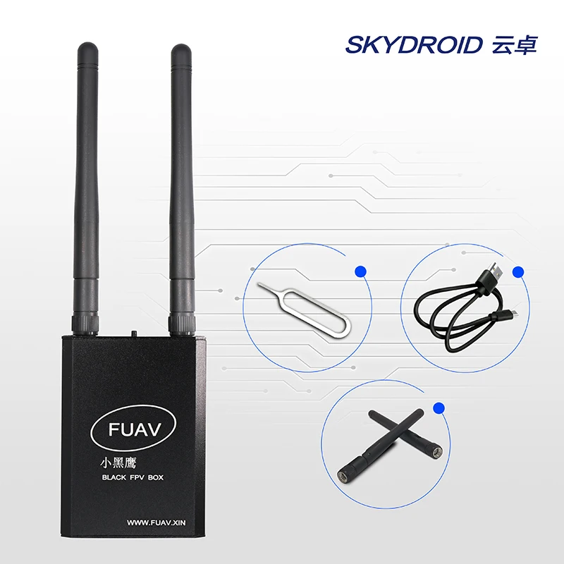 

Skydroid 5.8G iOS AV Vedio Downlink OTG VR Image Wireless Transmitter Receiver for FPV Multicopter Drone