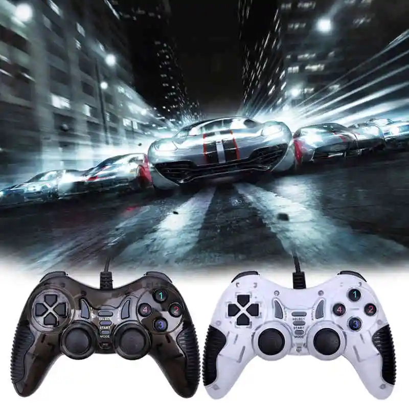 

1PC Vibration Joypad Game Controller Gamepad USB Wired For PC Computer Laptop Game Control Gamepads