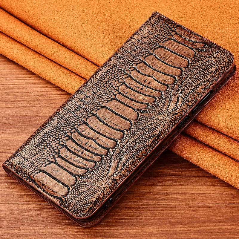 Brown Топ из натуральной коровьей кожи Магнитный чехол для LG V20 V30 V40 V50 ThinQ K40S K50S Стенд Флип Ретро чехол для телефона чехол - Цвет: Brown