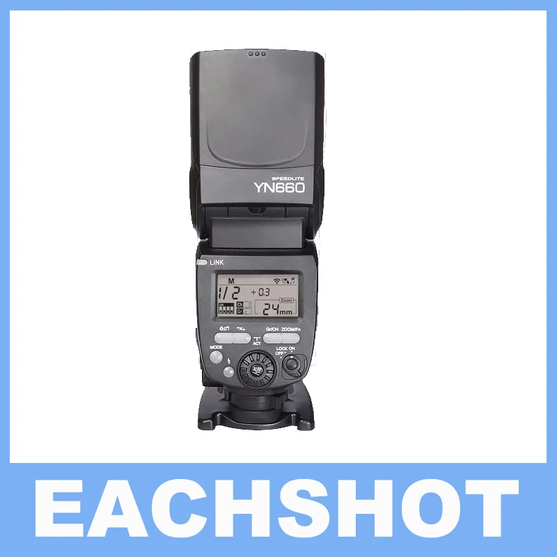 

YONGNUO YN660 2.4GHz Flash Speedlite Wireless Transceiver Integrated for Canon Nikon Pentax Olympus DSLR Cameras