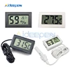 Mini LCD Digital Thermometer Hygrometer -50~110 degree Temperature Sensor For Indoor Outdoor Freezer Fridge 1M 1.5M 2M Probe ► Photo 1/6