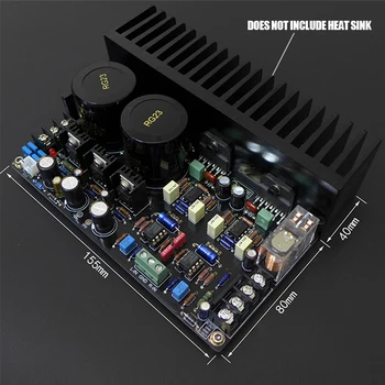 

LM3886 JRC5534DD OP07 Max Output Power Amplifier Board 68W+68W HIFI AUDIO Amplifier