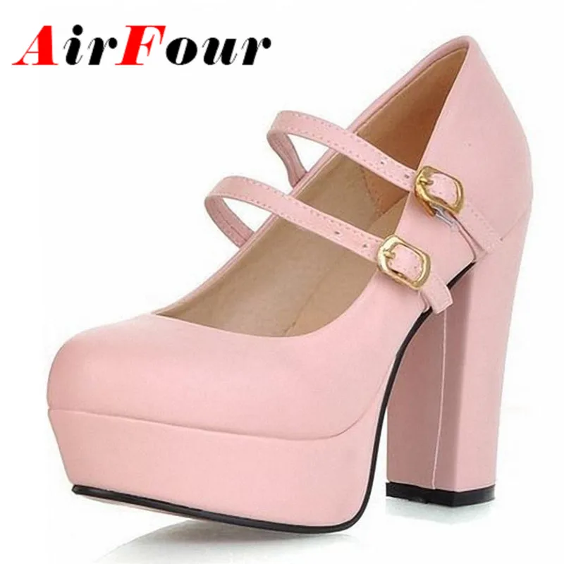 

ENMAYER New Hot sale women pumps high heels shoe platform shoes for women shoe34-43