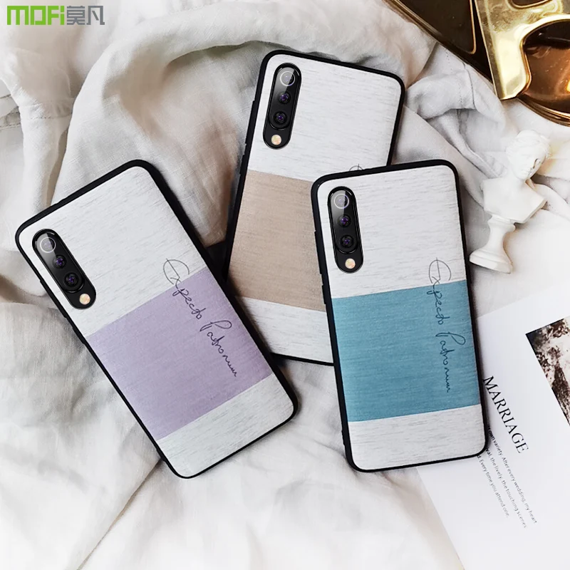 For Xiaomi mi9 case cover global back cover silicone protective fabric cloth shockproof cases capas MOFi original mi 9 SE case phone cases for xiaomi