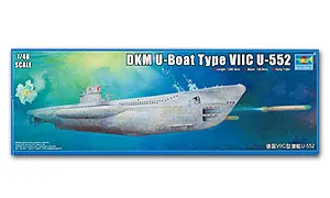 Trumpeter DKM U-Boat Type VIIC U-552 in 1:48 9366801 Trumpeter 06801 Messepreis. 