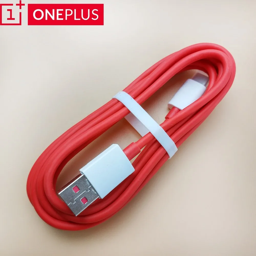 

original 200cm oneplus dash charger cable usb type-c red round 4A quick 3.1 Fast charge data cable for Oneplus 6T 6 5T 5 3T 3