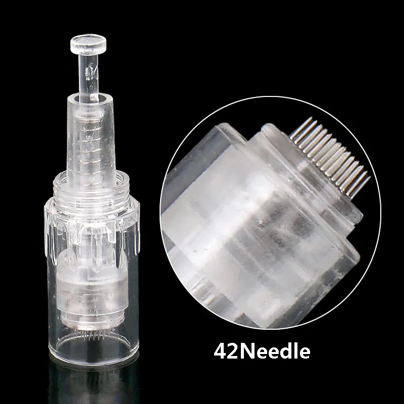 

50pc Disposible 9pin 12 pin 36 pin nano/ 3D silicone needle cartridge screw head for derma pen