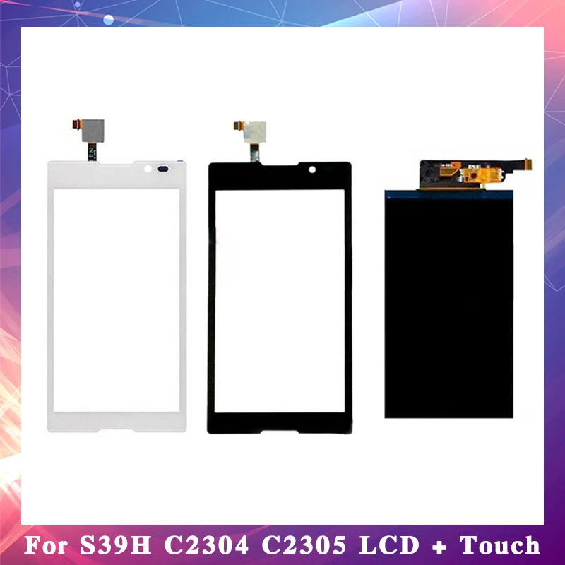 

5.0'' For Sony Xperia C Dual S39H S39 C2304 C2305 Lcd Display With Touch Screen Digitizer Sensor High Quality