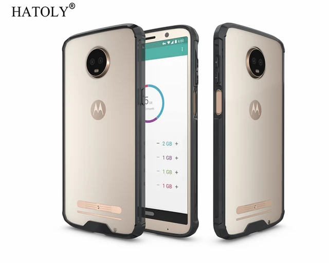 Special Price HATOLY For Cover Motorola Moto Z3 Play Case Transparent Shockproof Hard Rubber Case for Motorola Moto Z3 Play Cover Capa Z3 Play Special Price HATOLY For Cover Motorola Moto Z3 Play Case Transparent Shockproof Hard Rubber Case for Motorola Moto Z3 Play Cover Capa Z3 Play
