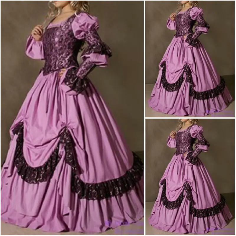

On sale!19 Century Vintage Costumes 1860S Victorian Civil War Southern Belle Gown Dress Scarlett dresses US 4-36 C-303