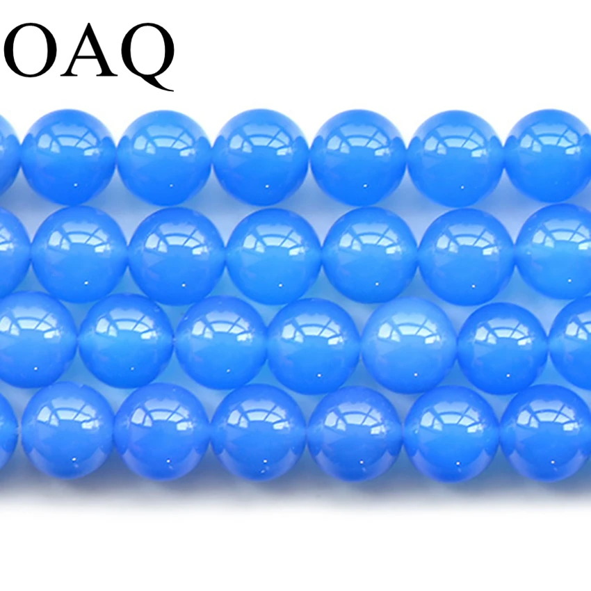 6 12mm Natural Blue Carnelian Stone Beads Craft Round Beads Natural
