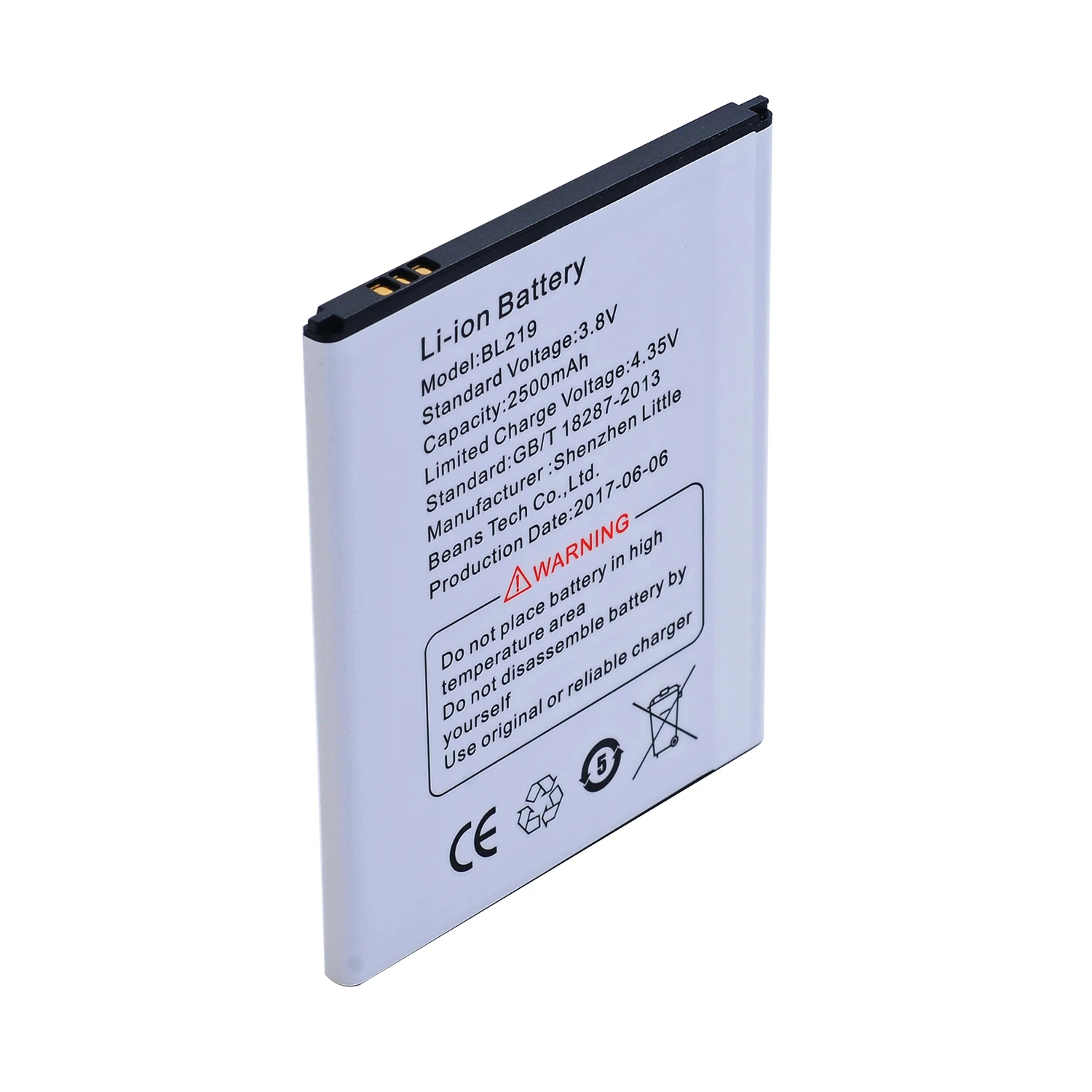 Оригинальный аккумулятор Nephy 2500 мАч BL219 для Lenovo A880 S856 A889 A890E S810T A916 A816