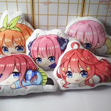 Куинтэссенция кувшин Подушка игрушка Go-Toubun no Hanayome Ichika Nino Miku Yotsuba Itsuki фигурка плюшевая Мягкая кукла 45 см