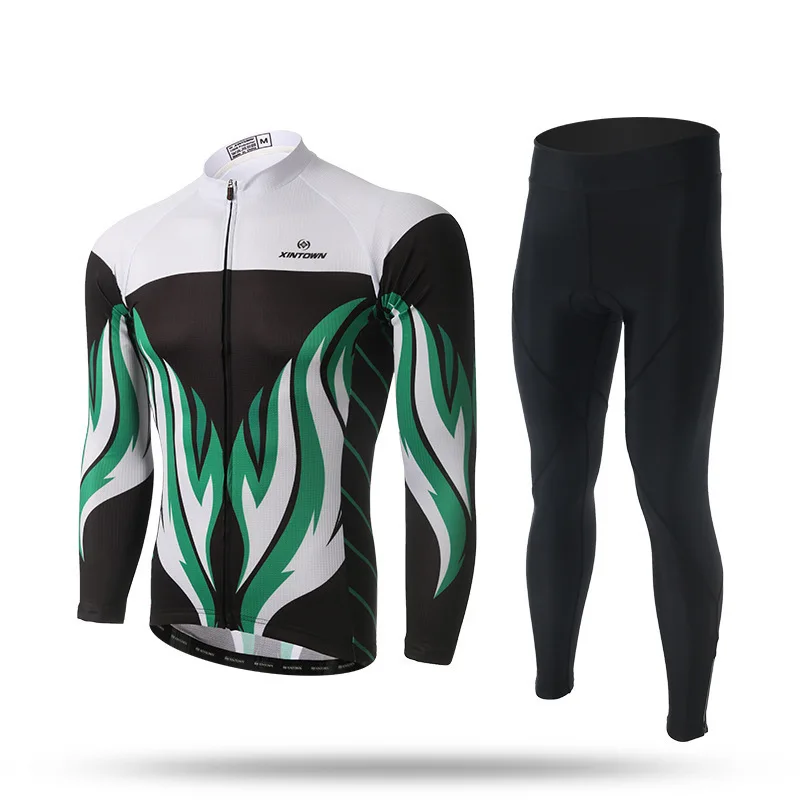 

XINTOWN Pro Cycling Jersey Gel Pad Bike Shorts Set SOBYCLE Ropa Ciclismo Mens Sping Summer Quick-dry Mountain Bicycling Wear