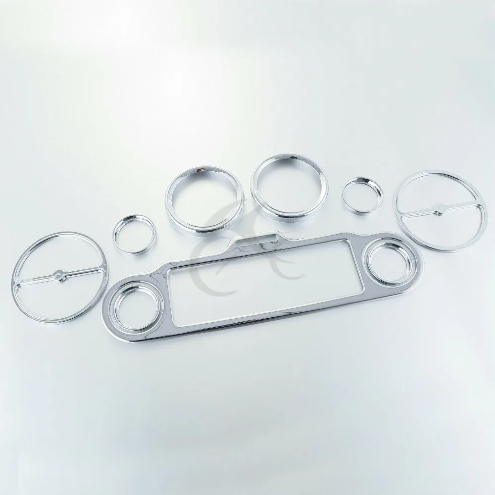 

Chrome Inner Fairing Gauge Speaker Trim Kit Fit For Harley Electra Street Glide 1996-2013 2012 97