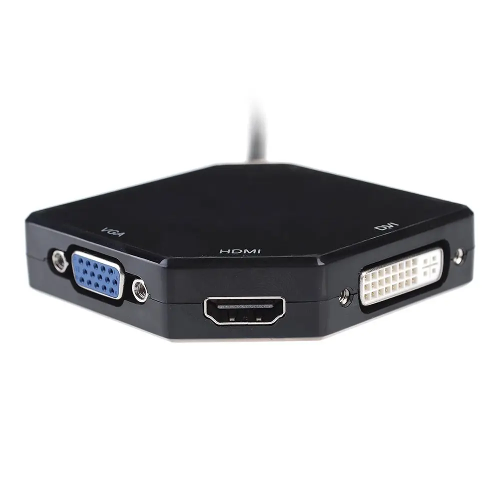 HOT 1080P 3 In 1 Display Port DP Male to HDMI DVI VGA Female font b