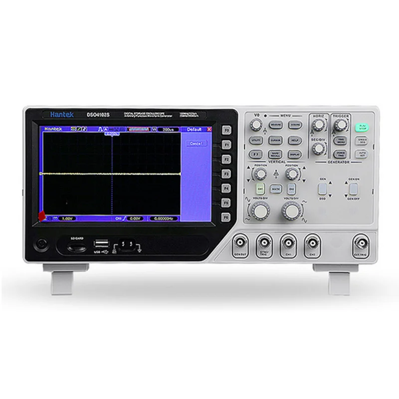 US $299.00 Hantek Digital Oscilloscope DSO4102S 100MHz 25MHz Dual Channel Digital Oscilloscope With Function Signal Generator