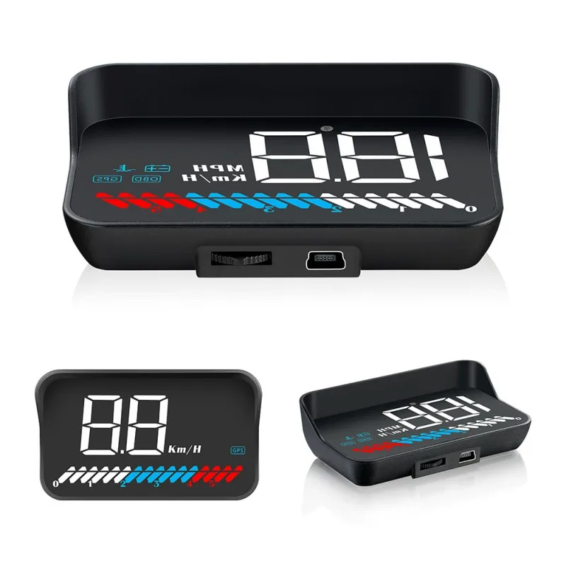  M7 OBD2 Onboard Hud GPS Auto Head Up Display Überdrehzahl Warnung Computer Windschutzscheibe Projek