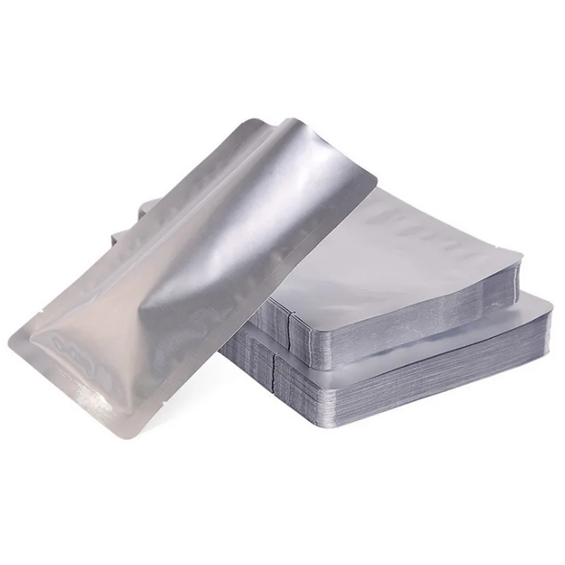 100 шт вакуумные упаковочные пакеты алюминиевые мешки из фольги для еды сумка для хранения образцов герметичная упаковка для хранения кухонные принадлежности