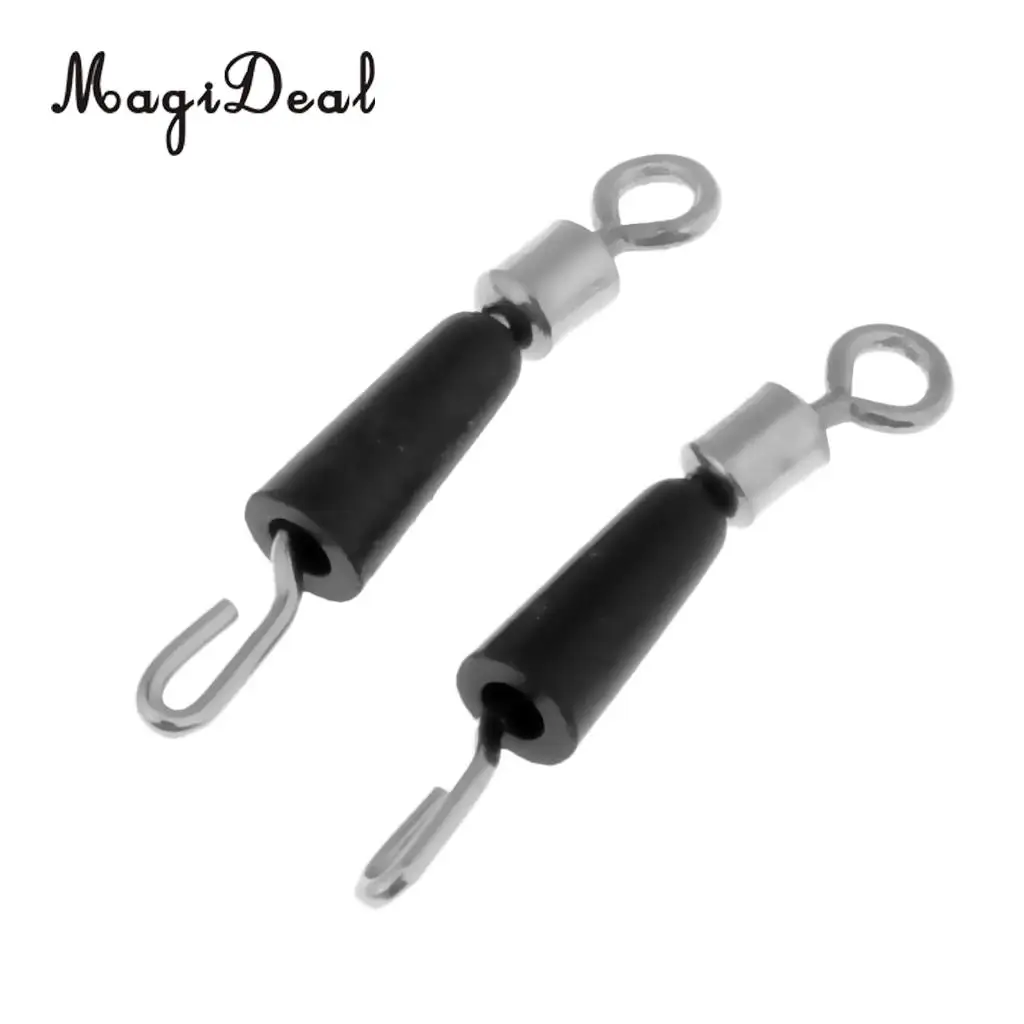 100pcs Quick Change Fishing Swivels Clips Pins Fast Link Line Connectors
