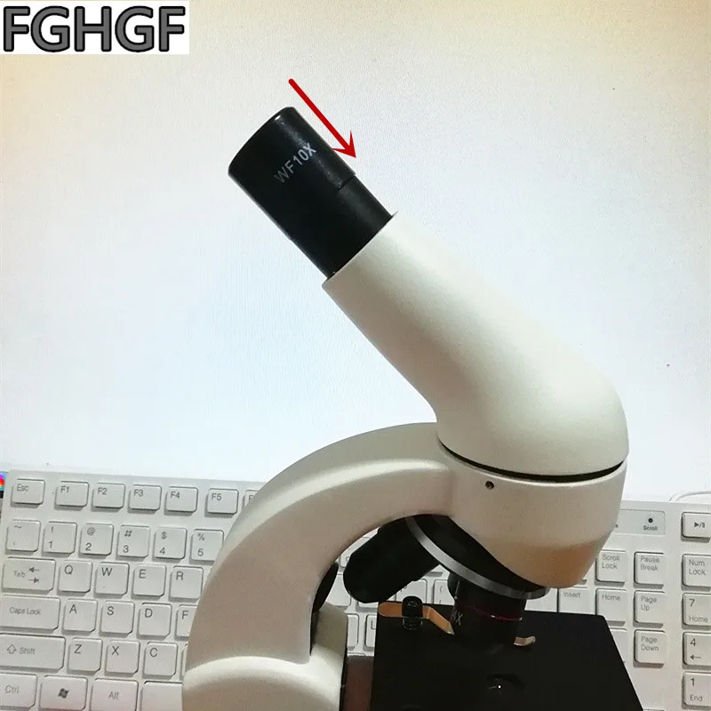 FGHGF WF10X Биологический микроскоп 10X Диаметр 23,2 мм оптический окуляр микроскопа