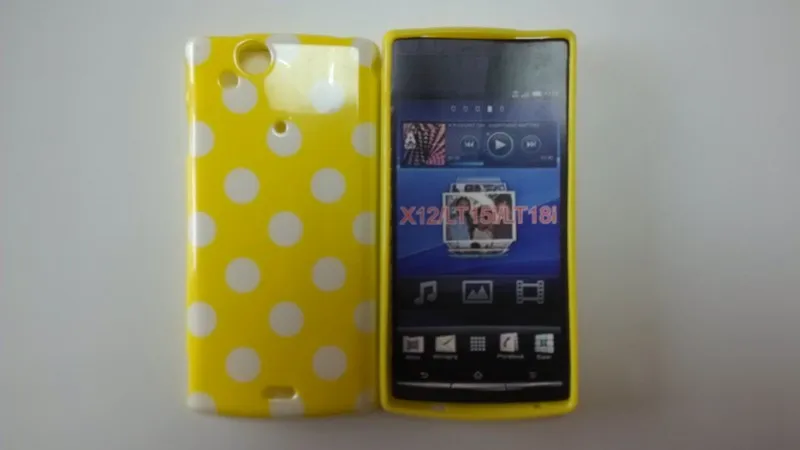 Sony Xperia arc S LT18i Polka Dots Case (6)