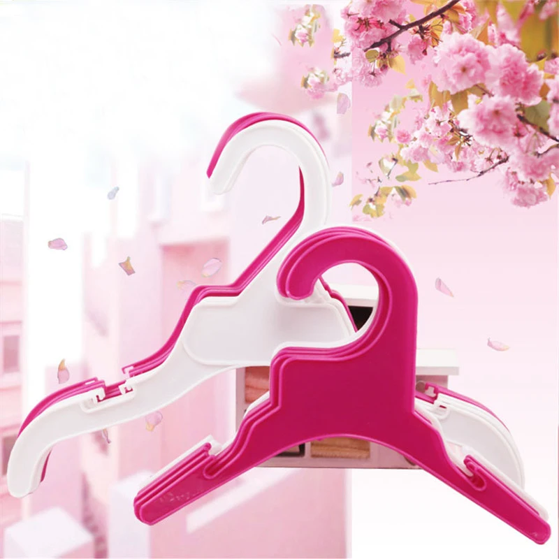 

10 PCS/Set Pets Dogs Cats Clothes Plastic Anti-slip Hanger Dogs Clothes Storage Save Space Wardrobe Storage Rack Dog Accessories