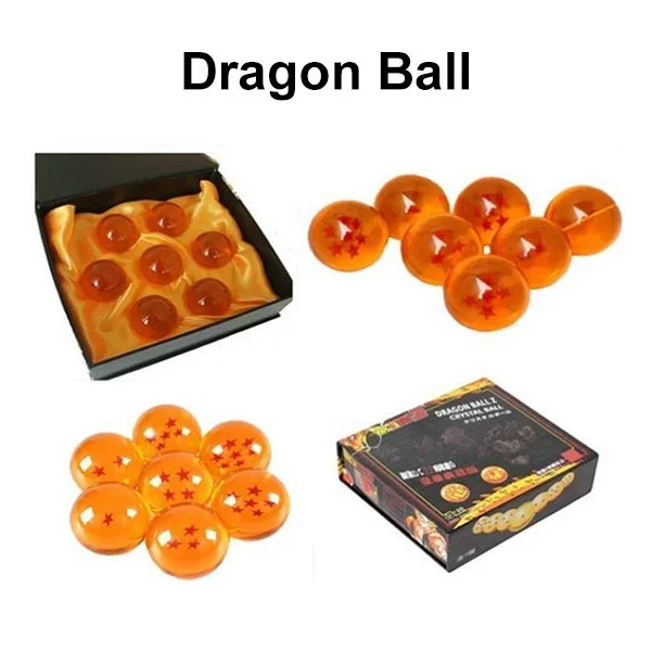 3,5 см, 4,3 см, 5,7 см, 7,6 см Dragon Ball Z 7 Stars Crystal 7 шт./компл. 10 комплект для продажи