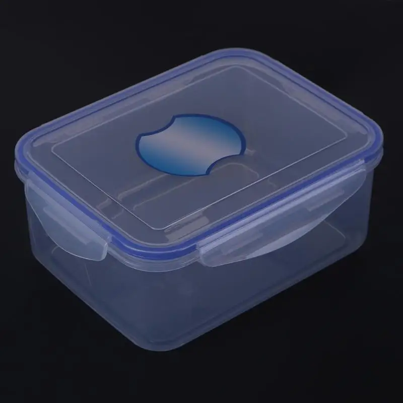 Фрукты овощи свежего хранения герметичный Microwavable квадратный Crisper прозрачный ланч бокс еда для хранения еды с собой коробка Кухонный Контейнер