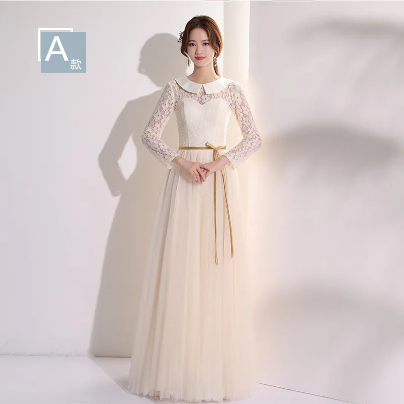 Women Vintage Mandarin Collar Qipao Elegant Chinese Bride Wedding Dress Lady Slim Long Vintage Cheongsam S-4XL - Цвет: Style A
