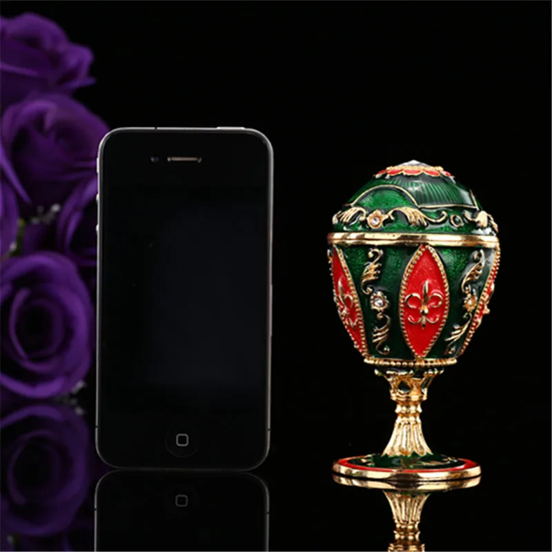 Qifu металлическая красивая коробка для яиц faberge