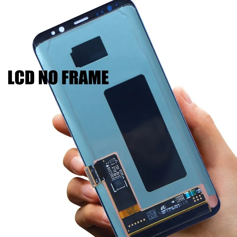 5,8 '' S8 lcd с рамкой для SAMSUNG Galaxy S8 G950 G950F дисплей 6,2'' S8 Plus G955 G955F сенсорный экран дигитайзер