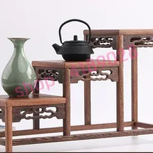 Твердой древесины куриное крыло дерево, большие размеры будут предложены шаг за шагом курьеза полки, орнамент маятник стойке