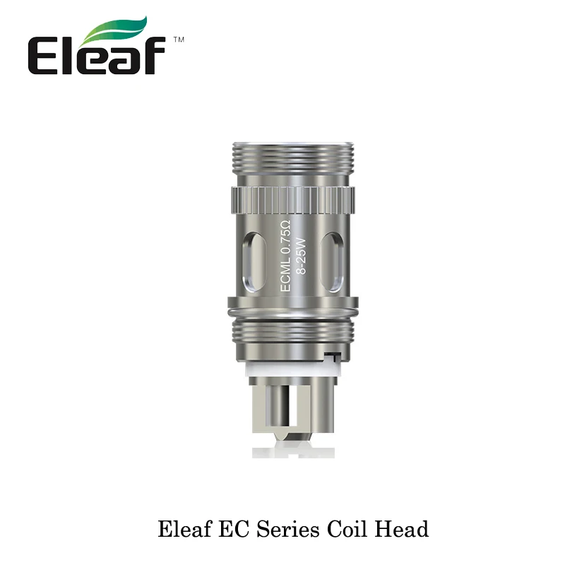 5 шт. Eleaf EC NC 0.25 Ом/экмл 0.75 Ом/ECL 0.3 0.18ohm/ECR/EC-керамическая головка для испарителя iJust