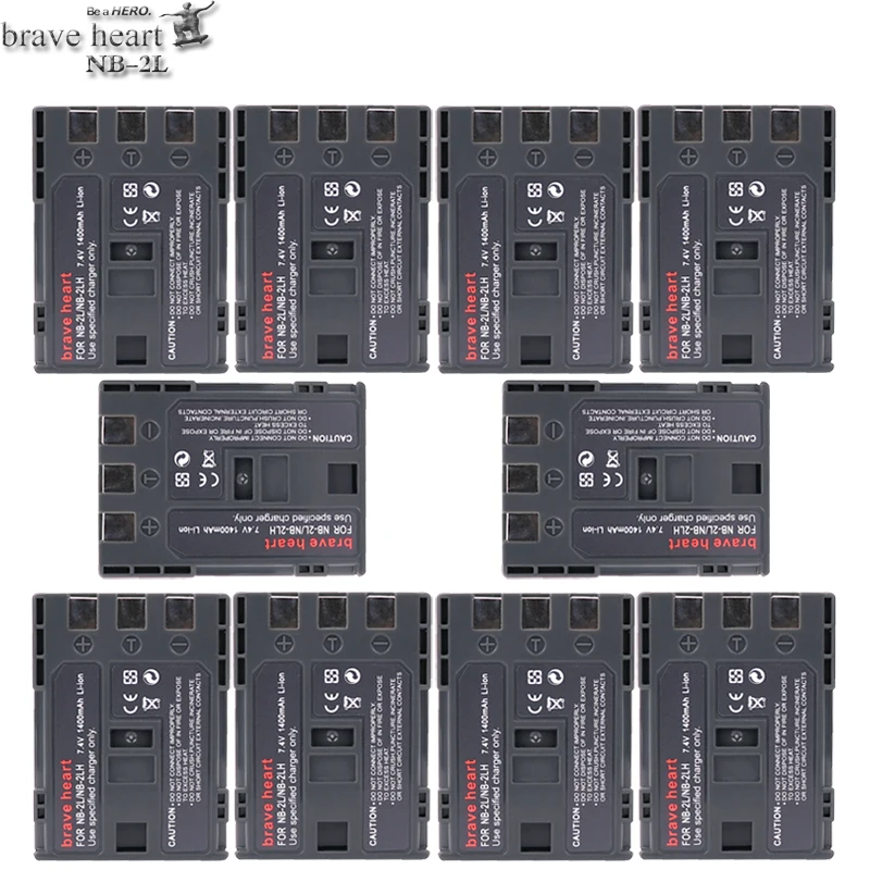 Batería para Canon NB-2L PC1018 Powershot G9 S30 S40 S45 S50 S60 S70 S80