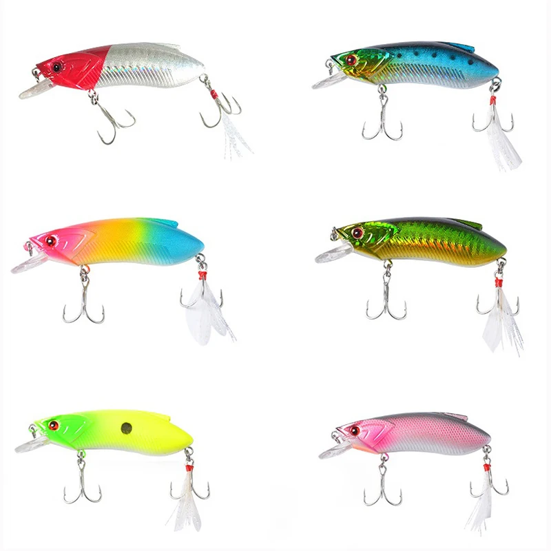 6 шт./лот Рыбалка приманки Crankbait 8 см 15 г Crank искусственные приманки рыбы воблер морской Жесткий приманки Карп Снасти