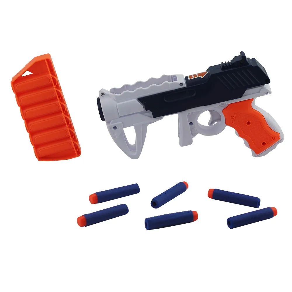 Пистолет Мягкий ручной 6 шт. подходит для Nerf игрушечный пистолет дальнего