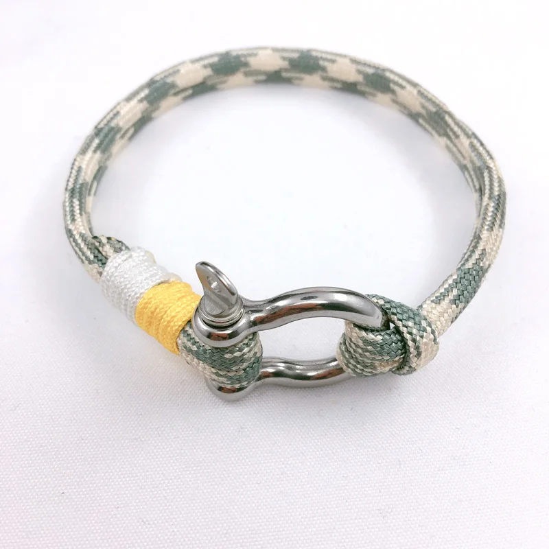 14 22 цвета Спорт Кемпинг браслет для выживания paracord мужские скобы из нержавеющей стали - Окраска металла: 14