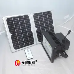 20 Вт RF дистанционное управление прожектор на солнечных батареях Солнечный свет сада