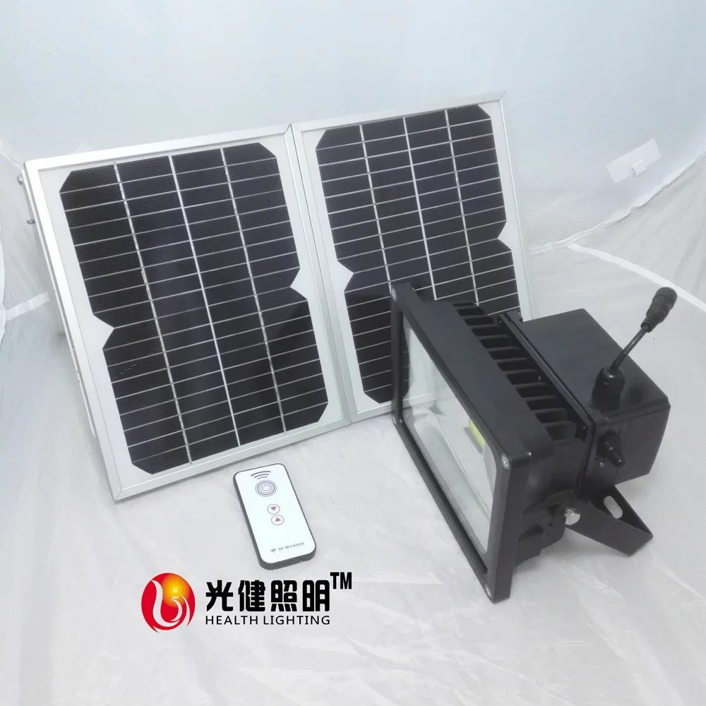 

20W RF Remote Control Solar Flood Light Solar Garden light