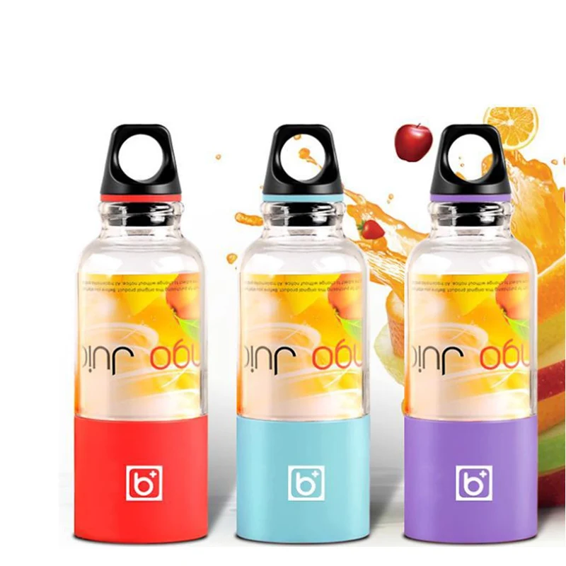 

500ml Electric Juicer Cup Mini Portable USB Rechargeable Juicer Blender Maker Shaker Squeezers Fruit Orange Juice Extractor