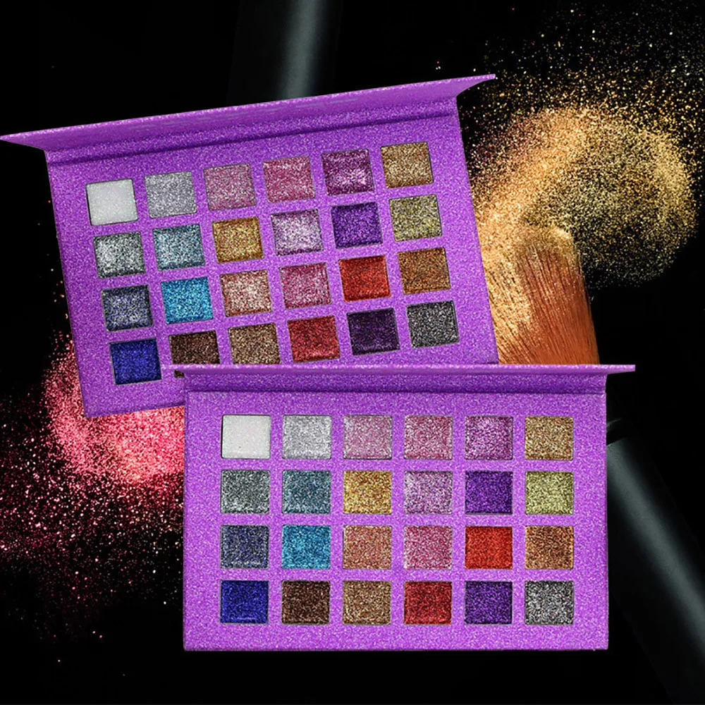 Shimmer Glitter Eye Shadow палитра теней матовые тени для век Косметические палитра для макияжа с шиммером и Shine алмазные тени для век Пудра