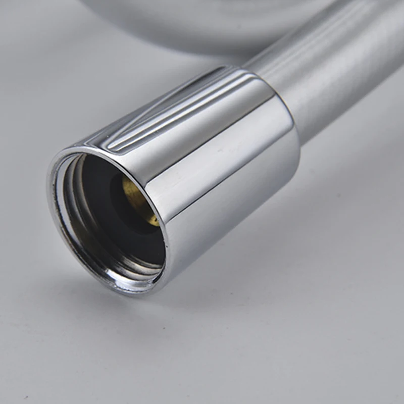PVC عالية الضغط الفضة السلس دش خرطوم للحمام فندق يده دش رئيس خرطوم استحمام مرن شحن مجاني معظم البلاد