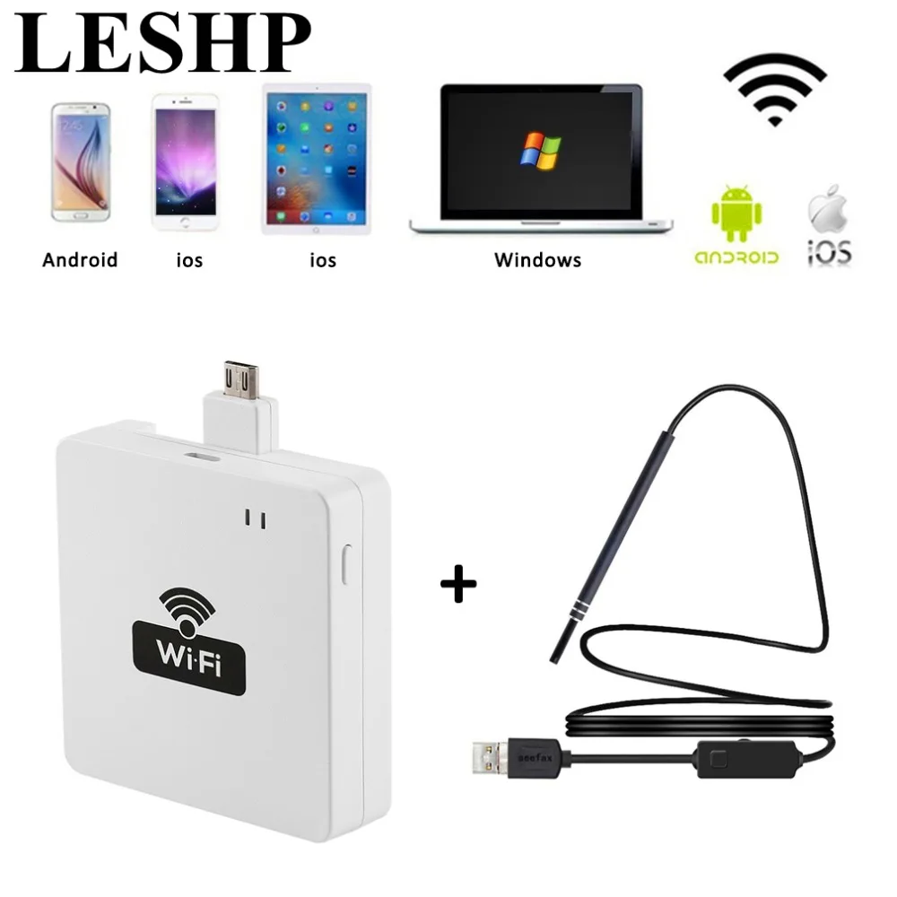 

LESHP 2-in-1 Ear Cleaning USB Endoscope 5.5mm Visual Ear Spoon Earpick Otoscope Endoscope Borescope Mini Camera Android PC